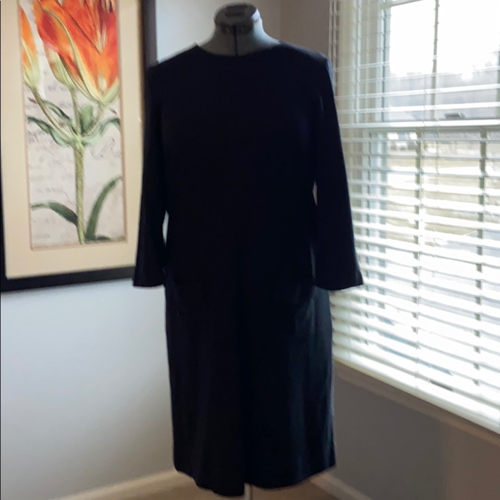J.jill Ponte black dress